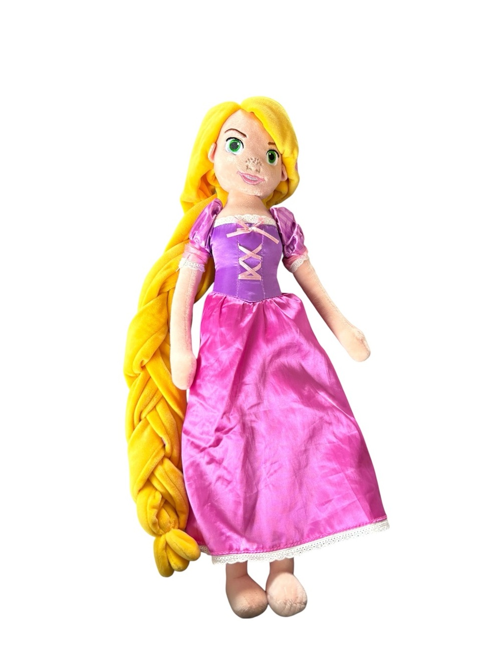 Disney Tangled Rapunzel Princess Plush Doll Long Braided Hair
